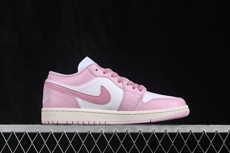 All categories Air Jordan Jordan series basketball shoes Air Jordan 1 Low G version pure original Air Jordan 1 Low AJ1 Joe 1 white pink low-top retro culture basketball shoes DC0774-607